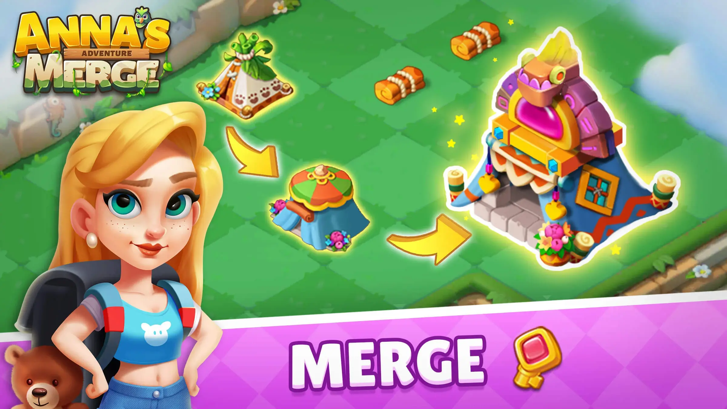 Anna's Merge Adventure Gameplay
